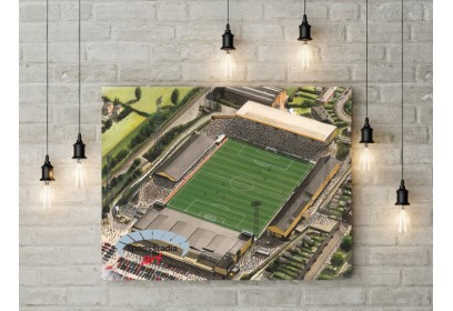 Hull City FC Boothferry Park Stadium Wall Art Canvas